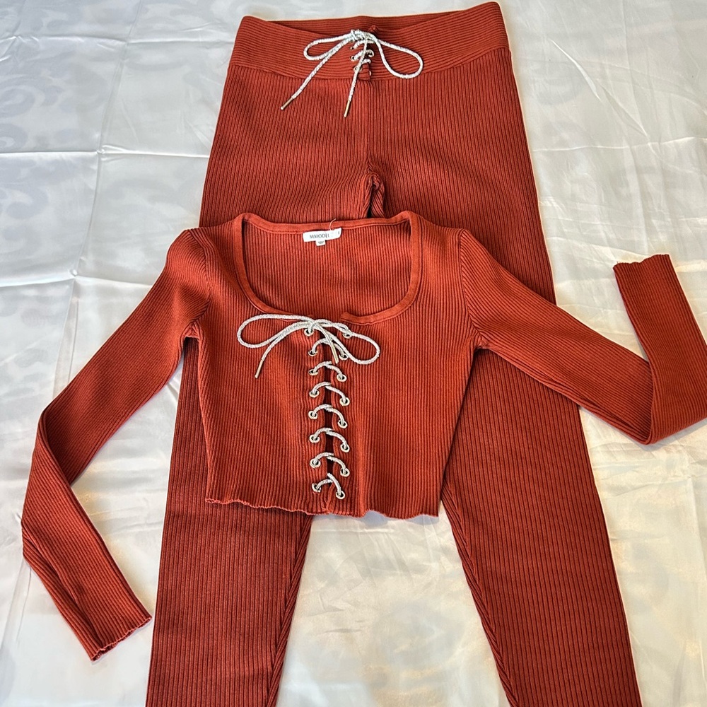 Matching Set With Silver Pull String! - image 1